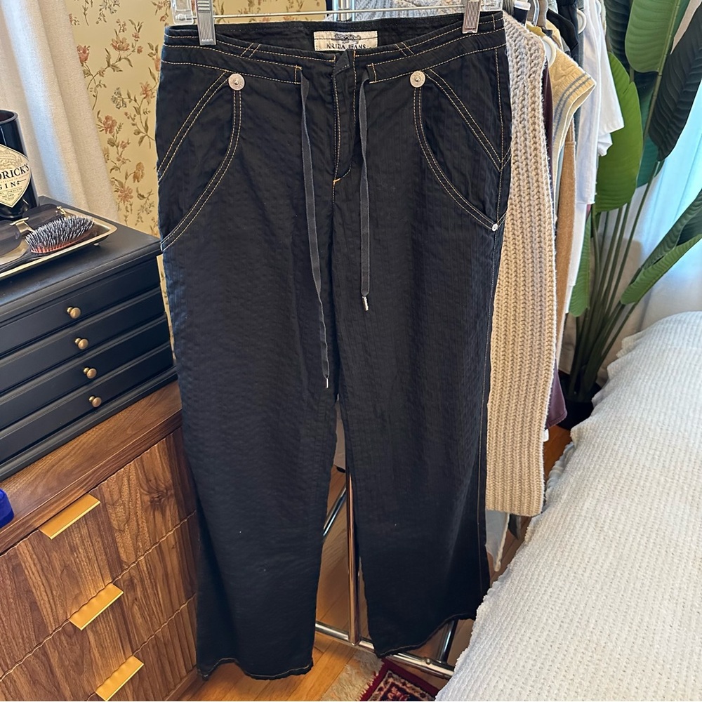 Vintage Krizia Jeans black pants sz 8